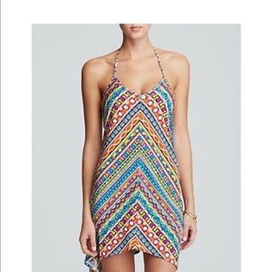 Trina Turk Peruvian Stripes Scarf Dress/ Cover Up